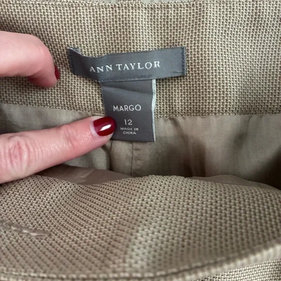 Ann Taylor Tan Margo Dress Pants - Picture 3 of 3